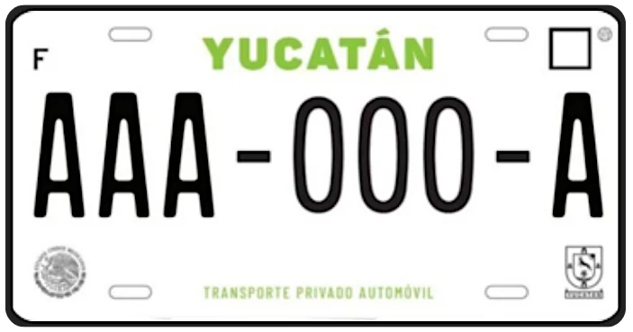 placa yucatan