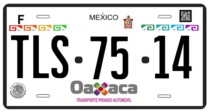 placas de oaxaca