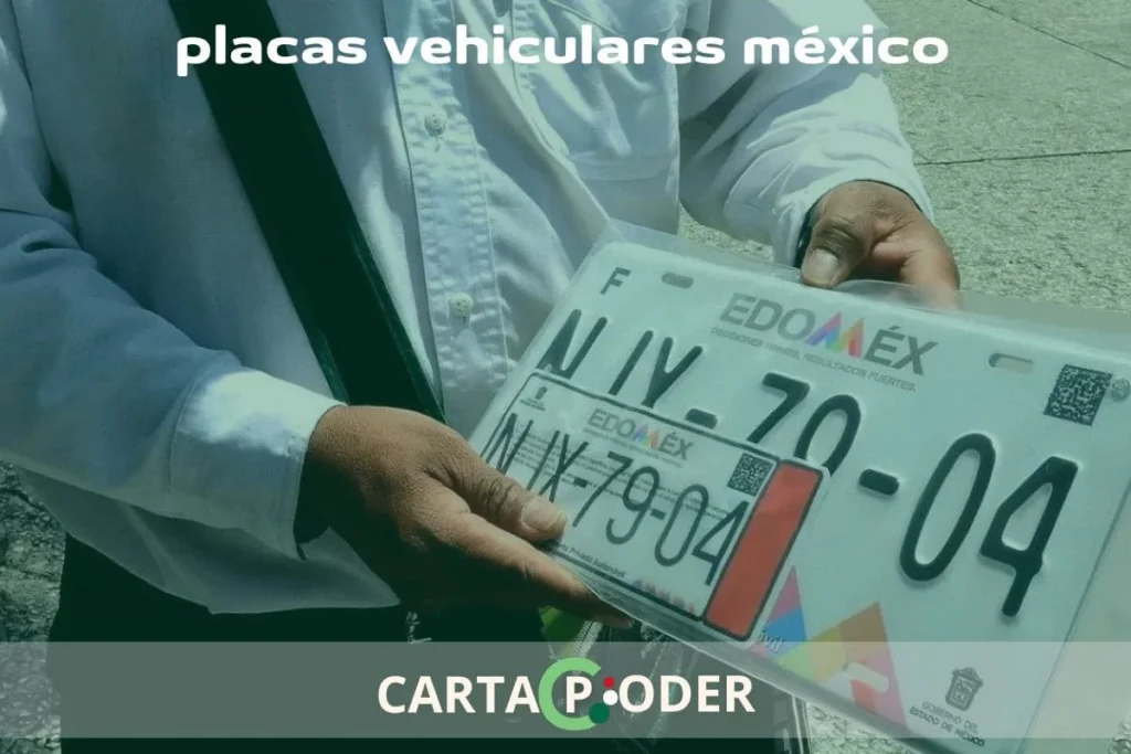 placas vehiculares mexico